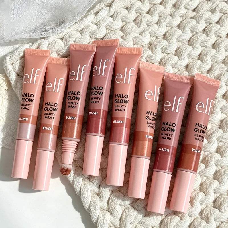 Elf Dual-Use Liquid Blush Pink Positive Plums Up Plumping Lip Gloss Makeup 8 Colors Cream Blush Lasting Easy To Color Cosmetics