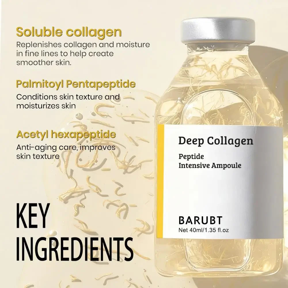 Korean Skincare Silk Peptide Intensive Lifting Ampoule Essence Collagen Revitalizing Essence For Fade Facial Fine Lines Skincare