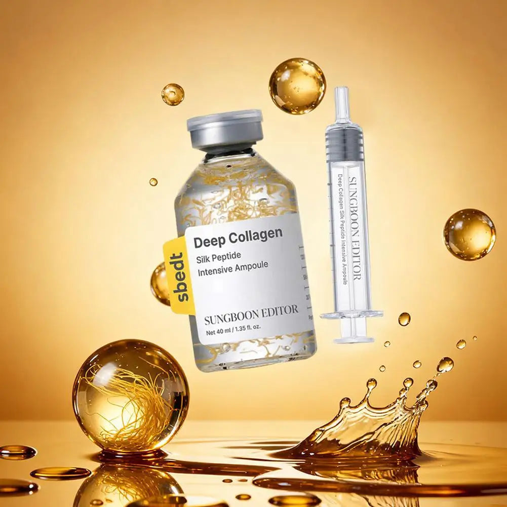 Intensive Lifting Ampoule Serum Silk Peptide Collagen Skin Tightening Firming Hydrating Elasticity Anti Aging Daily Face Care