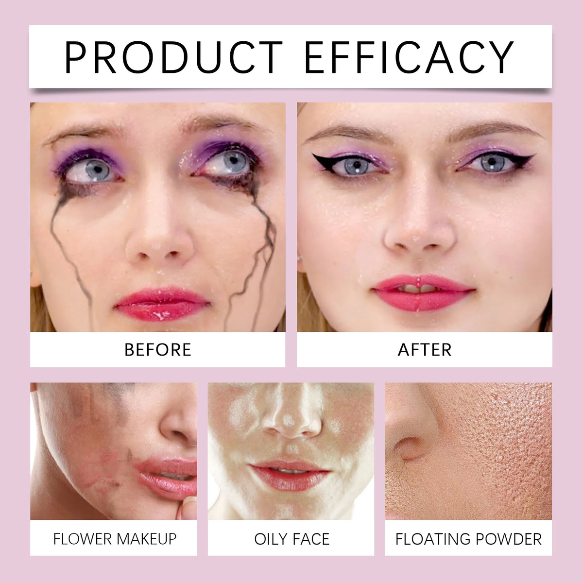 Matte Finish Setting Spray Waterproof Long Lasting Oil Control Pore Tightening Face Mist for All Day Fresh Makeup Hold 60ml