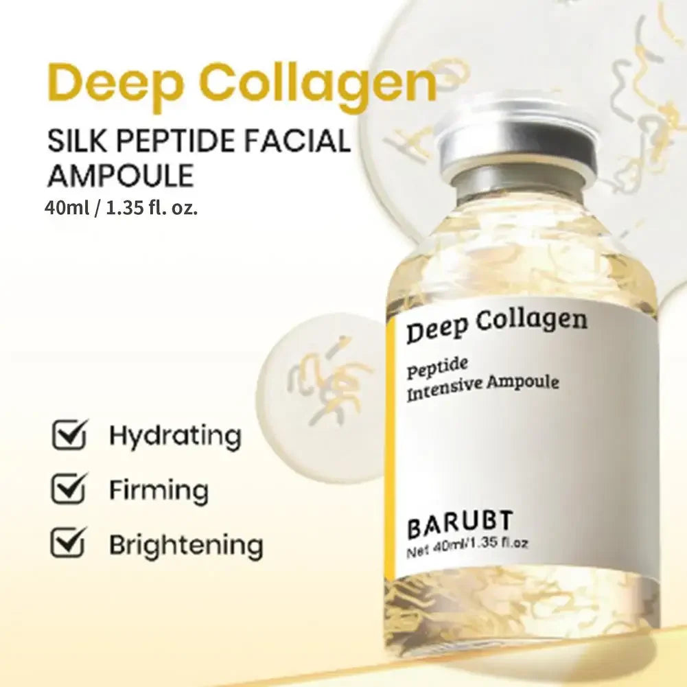 Korean Skincare Silk Peptide Intensive Lifting Ampoule Essence Collagen Revitalizing Essence For Fade Facial Fine Lines Skincare