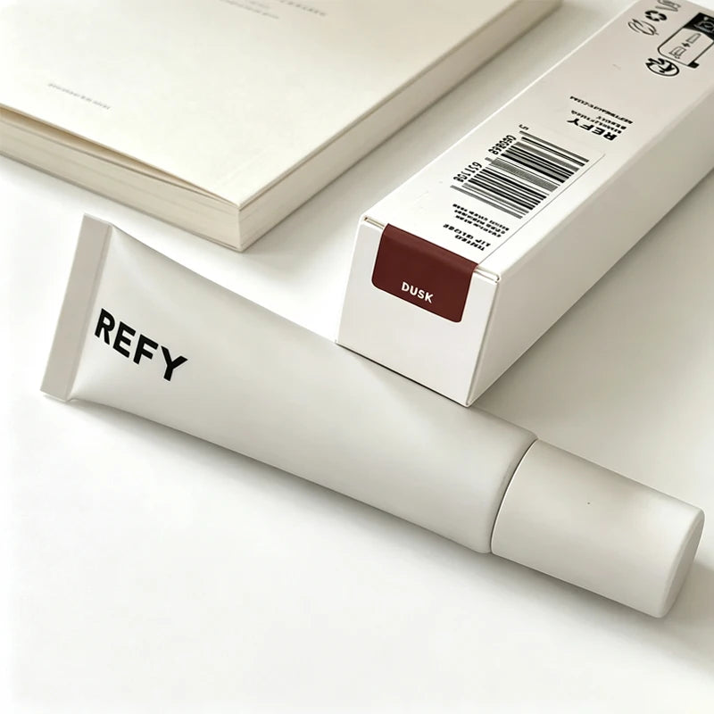Refy Metal Tip Lip Glaze Lasting Nourishing Hydrating Lip Gloss Lipstick Makeup Cosmetics Rosewood Blush Taupe Fawn Dusk Sepia