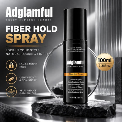 100ml Hair Fiber Hold Spray Long Lasting Lightweight Fixing Spray for Hair Building Fibers Natural Looking Finish Men Women