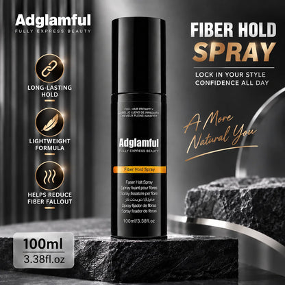 100ml Hair Fiber Hold Spray Long Lasting Lightweight Fixing Spray for Hair Building Fibers Natural Looking Finish Men Women