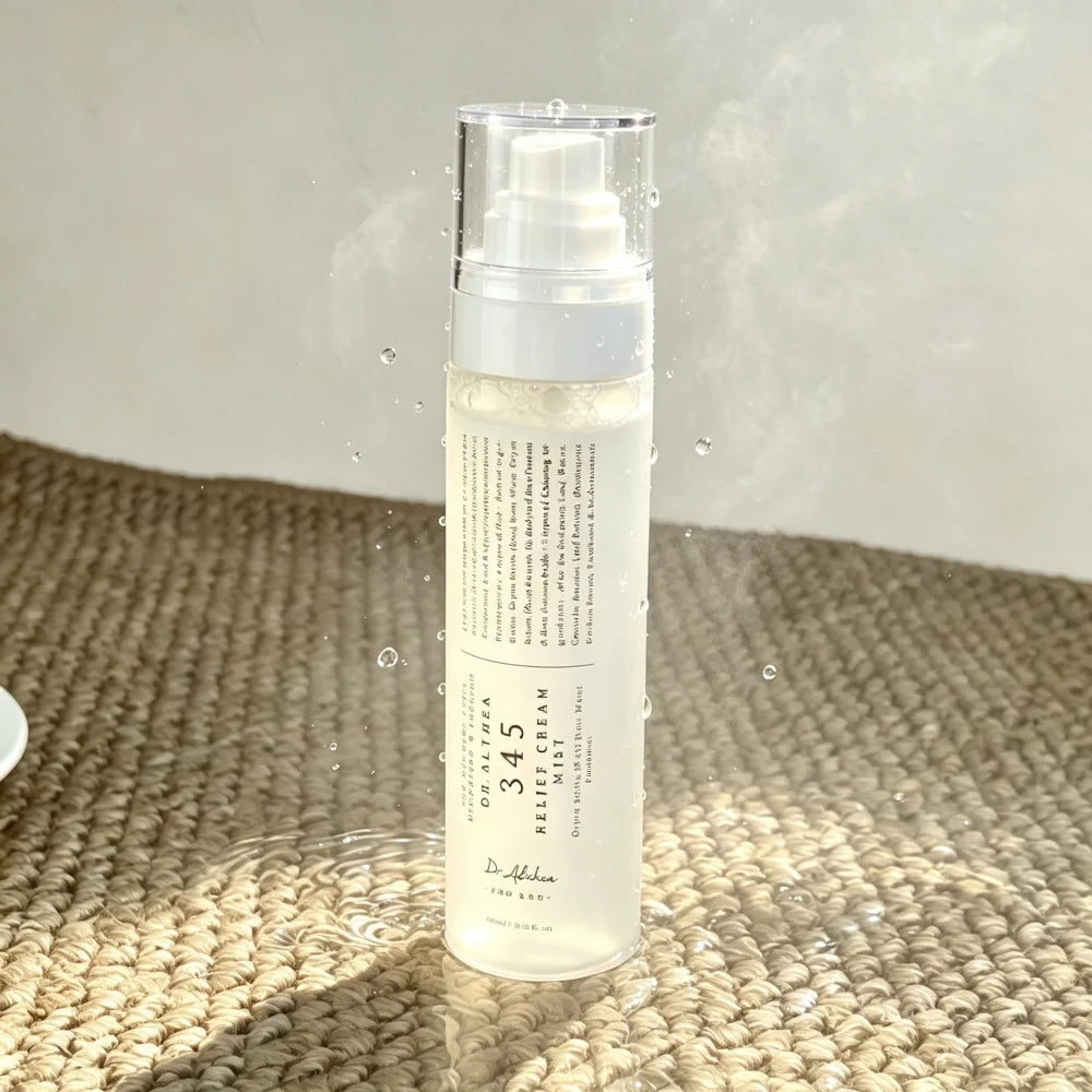 Dr.Althea 345 Complete 3-Step Skincare Routine Set Serum Cream Facial Mist Fragrance Free Calming Hydrating Facial Skin Care Kit