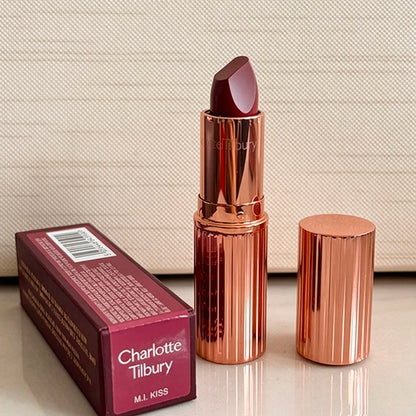 Hot Brand CT 7 colors Small Gold Tube Lipstick Pillow Talk Walk of No Shame Red Carpet Red Long Lasting Natural Lip Gloss Makeup