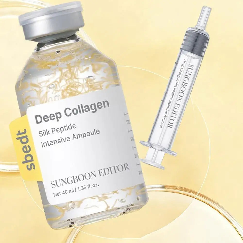 Intensive Lifting Ampoule Serum Silk Peptide Collagen Skin Tightening Firming Hydrating Elasticity Anti Aging Daily Face Care