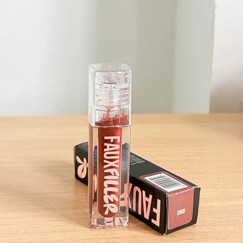 Hot Selling Lipstick Mirror Long-acting Moisturizing and Nourishing Lip Gloss Matte 4 Color Powder Blusher Cosmetics