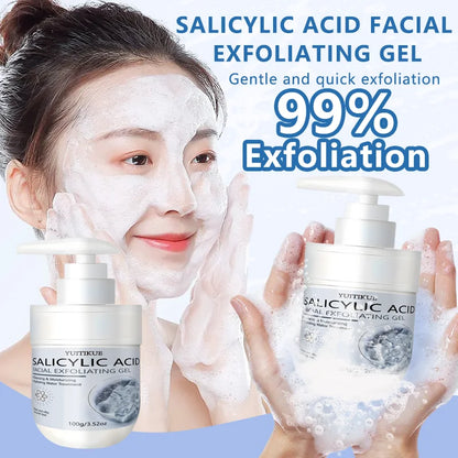 YUITIKUE Salicylic Acid Exfoliating Gel - Gentle Cleansing &amp; Moisturizing, Removes Dead Skin for Face &amp; Body, 100g