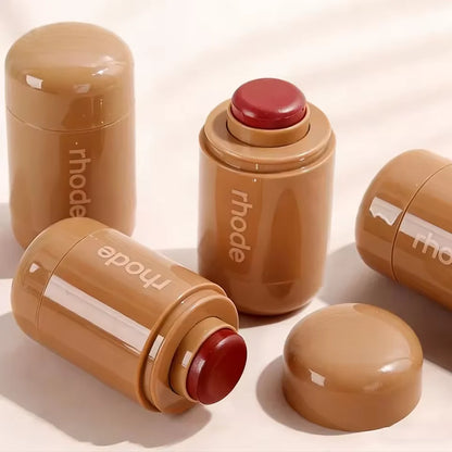 Rhodeskin Pocket Blush StickLip Cheek Hydrating Stick Natural Rouge Powder Blusher Cream Lipstick Cheek Teacup Candy Color Rhode