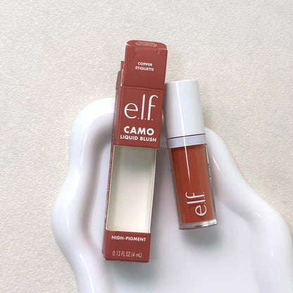 Elf Dual-Use Liquid Blush Pink Positive Plums Up Plumping Lip Gloss Makeup 8 Colors Cream Blush Lasting Easy To Color Cosmetics