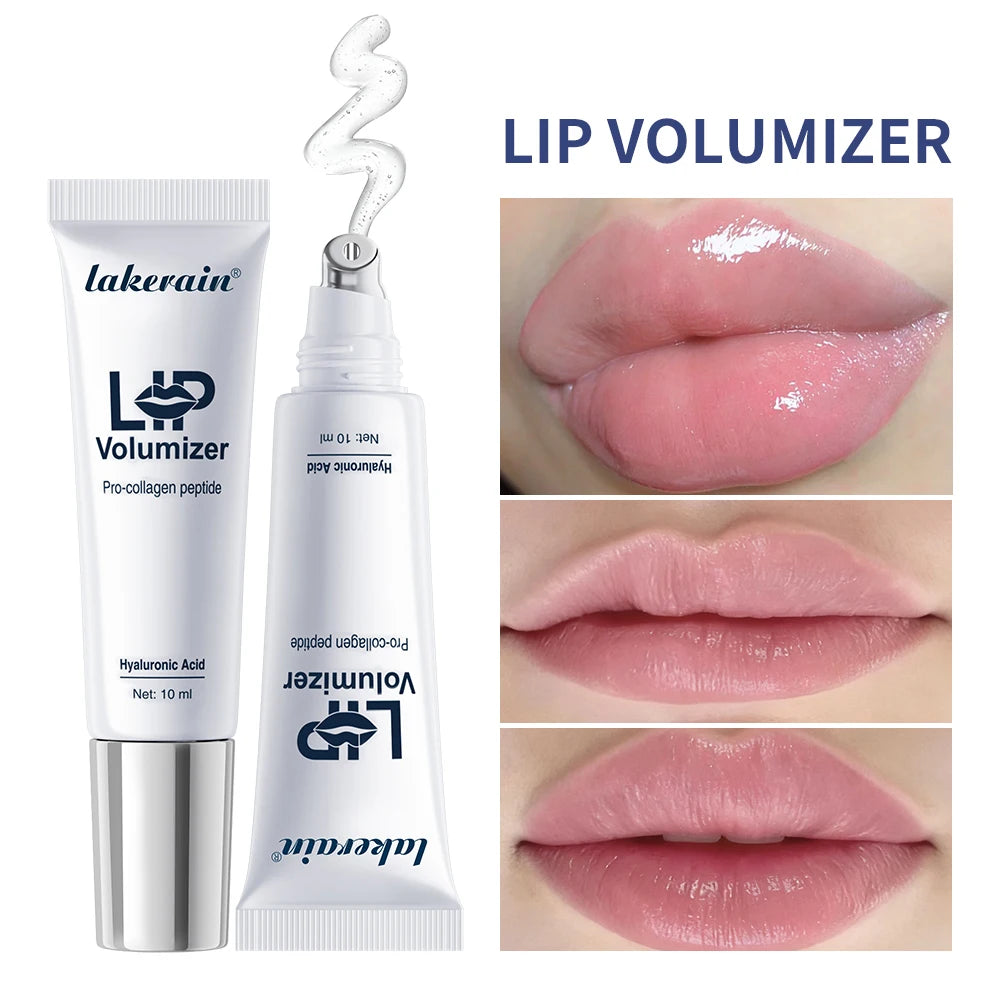 Lip Volumizer Lip Plumper Long Lasting Moisturizing Deeply Hydration Reduce Fine Lines Plumping Hyaluronic Acid Lip Serum