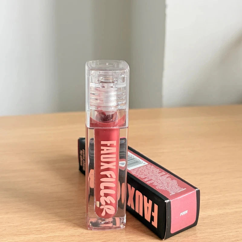 Hot Selling Lipstick Mirror Long-acting Moisturizing and Nourishing Lip Gloss Matte 4 Color Powder Blusher Cosmetics