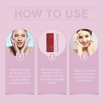 Matte Finish Setting Spray Waterproof Long Lasting Oil Control Pore Tightening Face Mist for All Day Fresh Makeup Hold 60ml