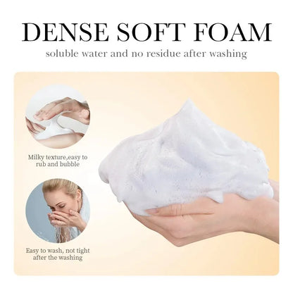 SADOER Collagen Facial Cleanser Skincare Anti Wrinkle Whitening Moisturizing Face Cleansing Face Wash Foam Cleanser Skin Care