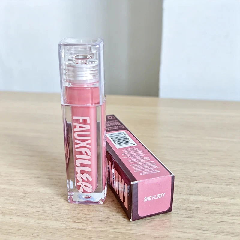 Hot Selling Lipstick Mirror Long-acting Moisturizing and Nourishing Lip Gloss Matte 4 Color Powder Blusher Cosmetics