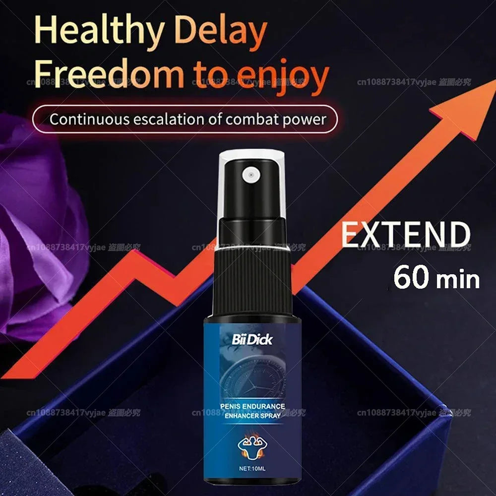 Male Delay Spray Long Lasting No Numbness for Men Women Couples Intimate Adult Bedroom Pleasure Sex Accessories Enhancer Fast