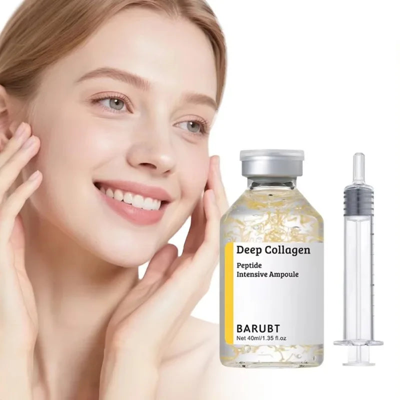 Korean Skincare Silk Peptide Intensive Lifting Ampoule Essence Collagen Revitalizing Essence For Fade Facial Fine Lines Skincare