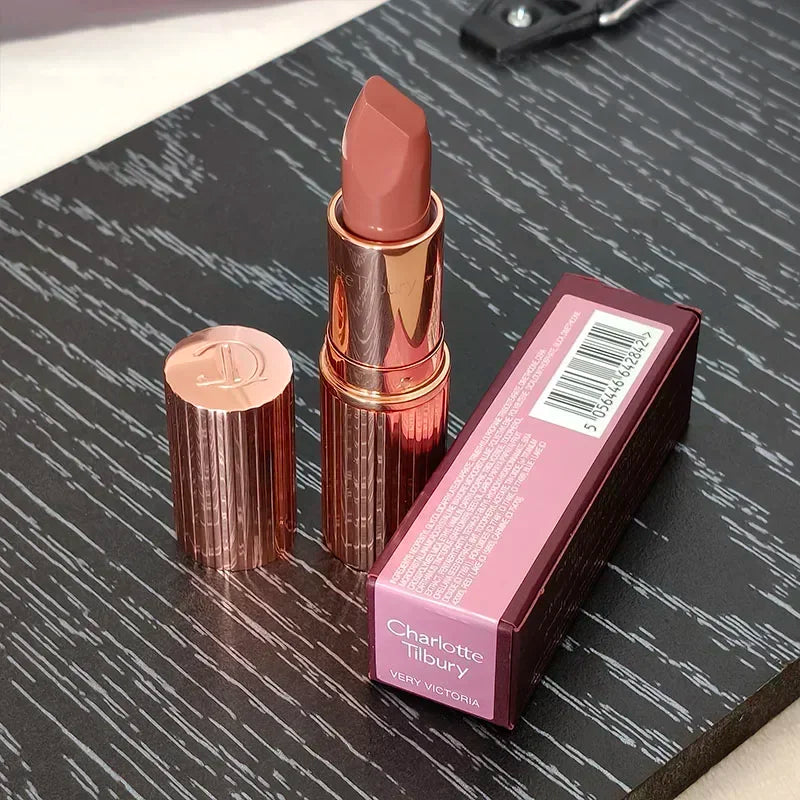 Hot Selling Luxury CT Small Gold Tube Lipstick Matte Waterproof Durable Matte Powder Beauty Natural Color Advanced Lips Cosmetic
