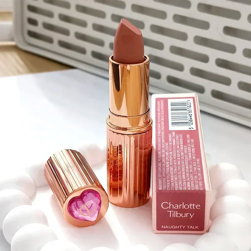 Hot Selling Luxury CT Small Gold Tube Lipstick Matte Waterproof Durable Matte Powder Beauty Natural Color Advanced Lips Cosmetic