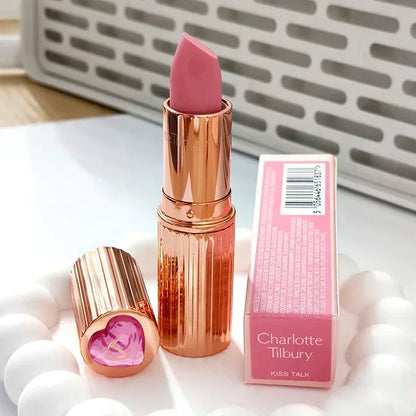 Hot Selling Luxury CT Small Gold Tube Lipstick Matte Waterproof Durable Matte Powder Beauty Natural Color Advanced Lips Cosmetic