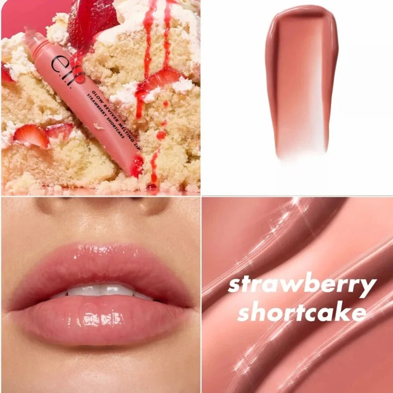 Elf Dual-Use Liquid Blush Pink Positive Plums Up Plumping Lip Gloss Makeup 8 Colors Cream Blush Lasting Easy To Color Cosmetics