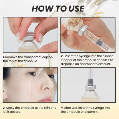 Korean Skincare Silk Peptide Intensive Lifting Ampoule Essence Collagen Revitalizing Essence For Fade Facial Fine Lines Skincare