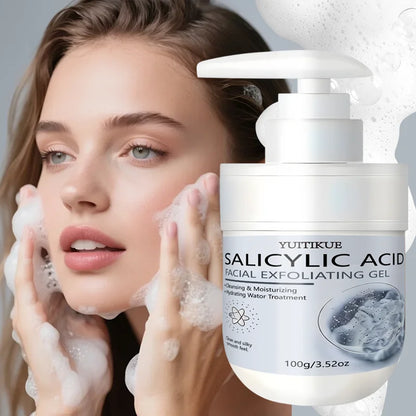 YUITIKUE Salicylic Acid Exfoliating Gel - Gentle Cleansing &amp; Moisturizing, Removes Dead Skin for Face &amp; Body, 100g