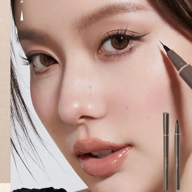 Judydoll Precision Liquid Eyeliner Pen, Ultra-Fine Tip, Waterproof, Smudge-Proof, 24-Hour Long-Lasting, Perfect for Lash Line
