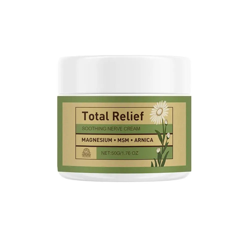 Magnesium Cream with MSM &amp; Arnica, Gentle Plant Extract Body Care Balm, Soothing Massage Cream for Daily Skin Relief