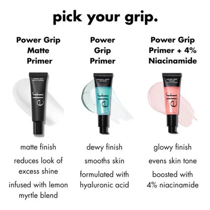 E.l.f Power Grip Matte Primer Dewy Setting Spray Liquid Poreless Putty Primer Hydrating Gel Serum 30ml&amp;10ml Pre-makeup Products