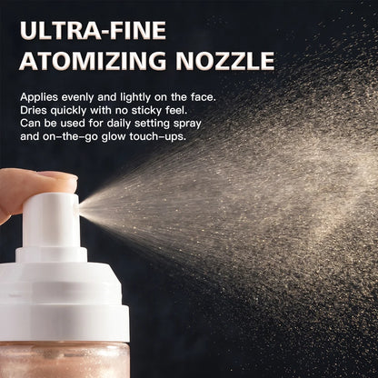 Luminous Setting Spray Instantly Boosts Skin Dewy Plump-looking Lasting Hydration Face Makeup Blends Seamlessly Natural Finish