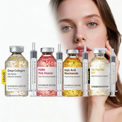 Intensive Lifting Ampoule Serum Silk Peptide Collagen Skin Tightening Firming Hydrating Elasticity Anti Aging Daily Face Care