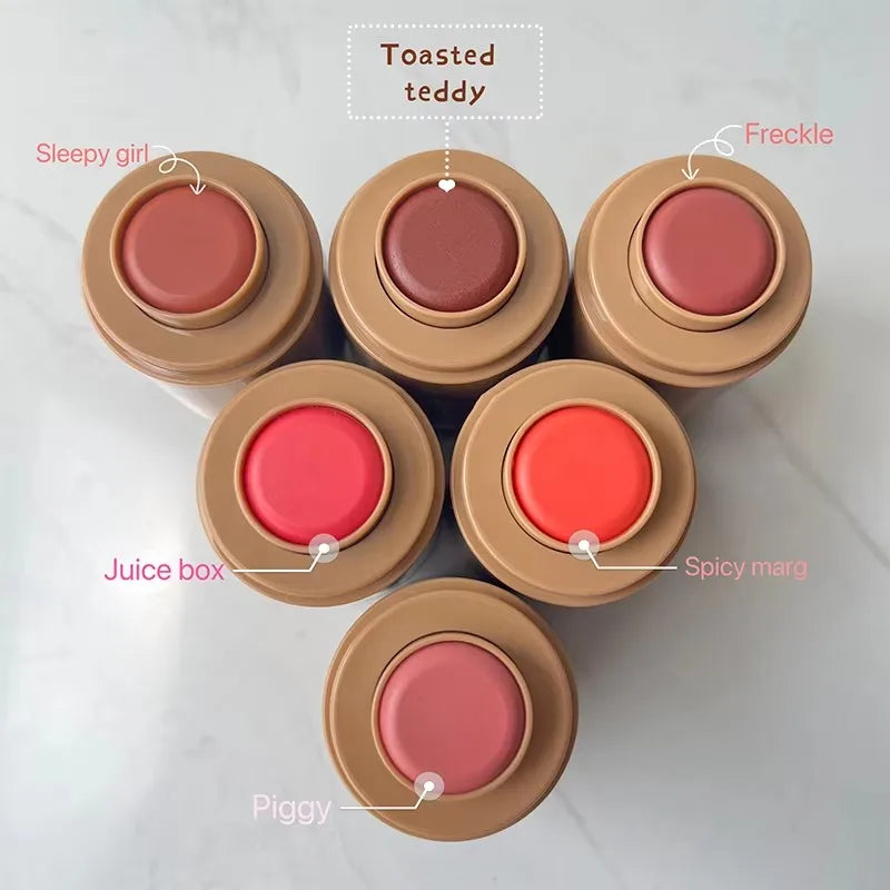 Rhodeskin Pocket Blush StickLip Cheek Hydrating Stick Natural Rouge Powder Blusher Cream Lipstick Cheek Teacup Candy Color Rhode