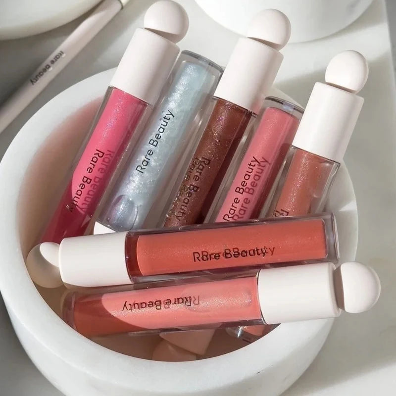 Rare Beauty Lip Gloss Waterproof Non-Stick Cup Lip Glaze Beam Smudge Proof Not Fade Matte Blusher Cream Bronze Contour Liquid