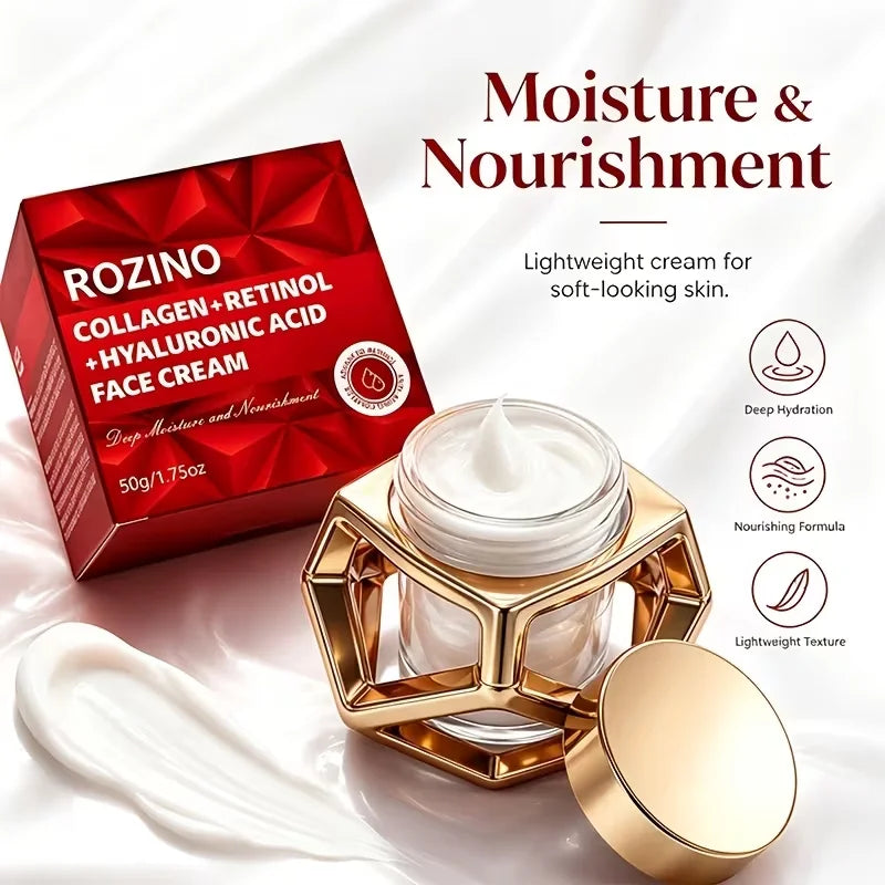 1Pcs/2Pcs/3Pcs Advanced Moisturizing and Nourishing Face Cream, for Day and Night Use, Quickly Hydrates, Bids Farewell to Dry and Flaky Skin, Smoothes Skin, Body Skin Care, Suitable for Dry and Cracked Skin, Facial Care, Skin