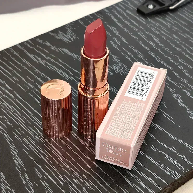 Hot Selling Luxury CT Small Gold Tube Lipstick Matte Waterproof Durable Matte Powder Beauty Natural Color Advanced Lips Cosmetic