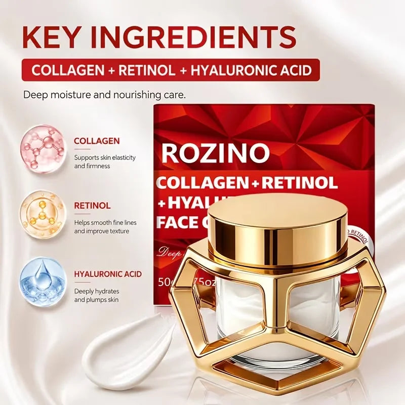 1Pcs/2Pcs/3Pcs Advanced Moisturizing and Nourishing Face Cream, for Day and Night Use, Quickly Hydrates, Bids Farewell to Dry and Flaky Skin, Smoothes Skin, Body Skin Care, Suitable for Dry and Cracked Skin, Facial Care, Skin