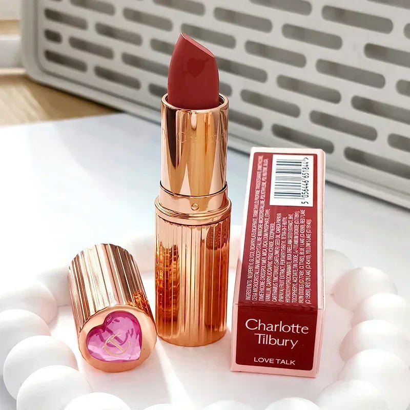 Hot Selling Luxury CT Small Gold Tube Lipstick Matte Waterproof Durable Matte Powder Beauty Natural Color Advanced Lips Cosmetic