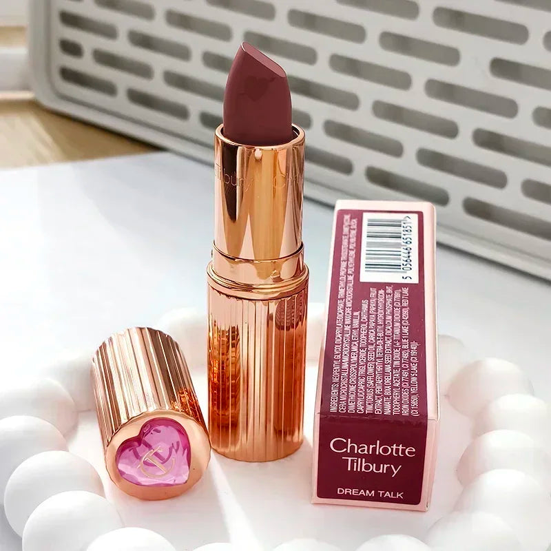 Hot Selling Luxury CT Small Gold Tube Lipstick Matte Waterproof Durable Matte Powder Beauty Natural Color Advanced Lips Cosmetic