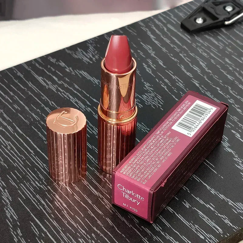 Hot Selling Luxury CT Small Gold Tube Lipstick Matte Waterproof Durable Matte Powder Beauty Natural Color Advanced Lips Cosmetic