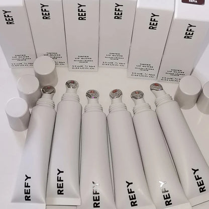 New Brand REFY 6 Colors Lip Gloss Blush Rosewood Dusk Sepia Taupe Long Lasting Nourishing Moisturizing Lip Care Makeup Cosmetics