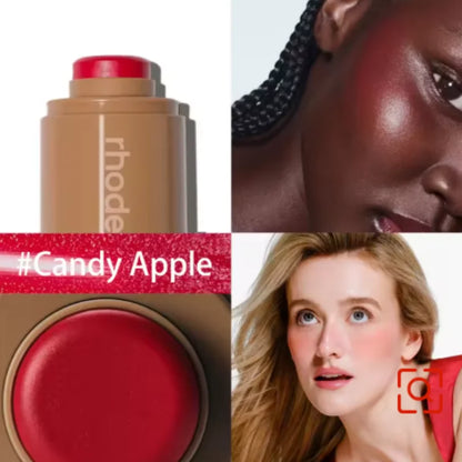 Rhodeskin Pocket Blush StickLip Cheek Hydrating Stick Natural Rouge Powder Blusher Cream Lipstick Cheek Teacup Candy Color Rhode