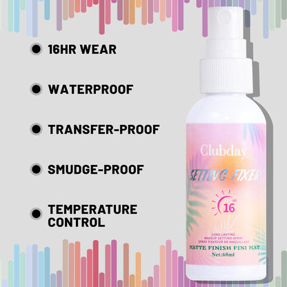 60ml Matte Setting Spray Lightweight Oil‑Control Long‑Lasting Natural Mist Finish Facial Makeup Cosmetics