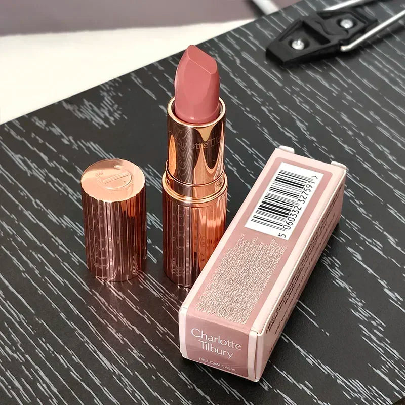 Hot Selling Luxury CT Small Gold Tube Lipstick Matte Waterproof Durable Matte Powder Beauty Natural Color Advanced Lips Cosmetic