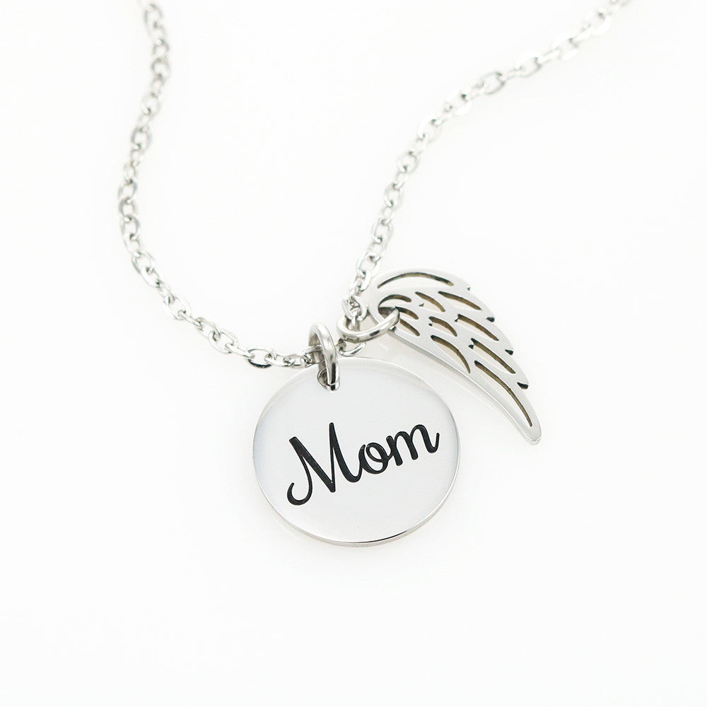 My mom is my angel.