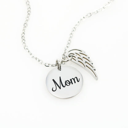 My mom is my angel.