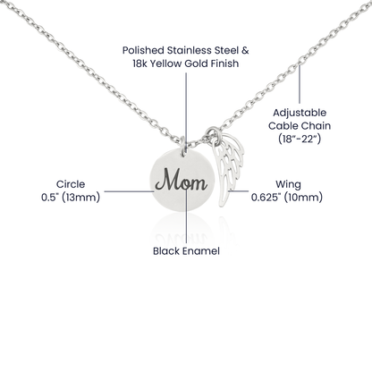 My mom is my angel.